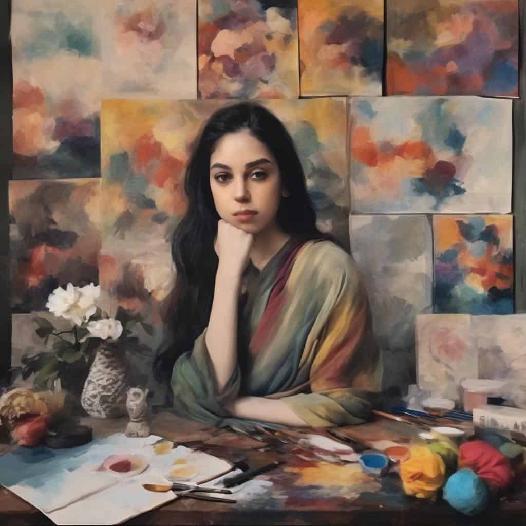 Σχέδιο πορείας από το σύμβολο στο ρεαλισμό, τέχνη και σύγχρονα έργα εσωτερικού χώρου.