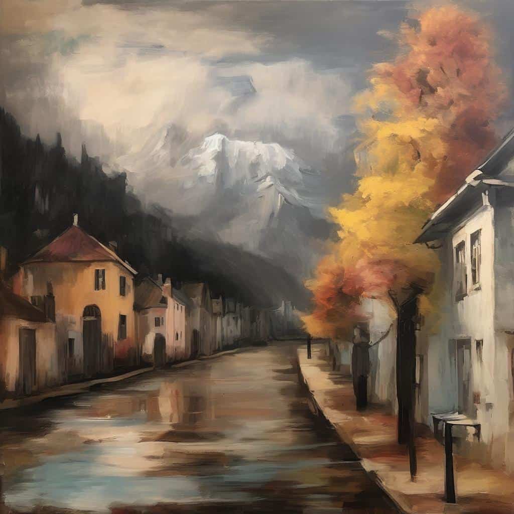 Οδοιπορία από το σύμβολο στον ρεαλισμό, ζωγραφική με εντυπωσιακές αποχρώσεις και τοπικό αίσθημα.